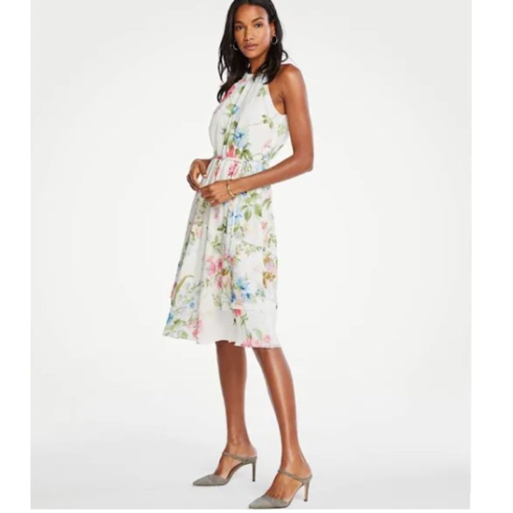 Anne Taylor Spring Flare Dress Size 4 NEW!